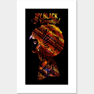 Afro Beauty - My Black Is Beautiful Posters and Art